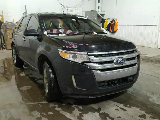 2FMDK3JC7BBB54739 - 2011 FORD EDGE SEL BLACK photo 1