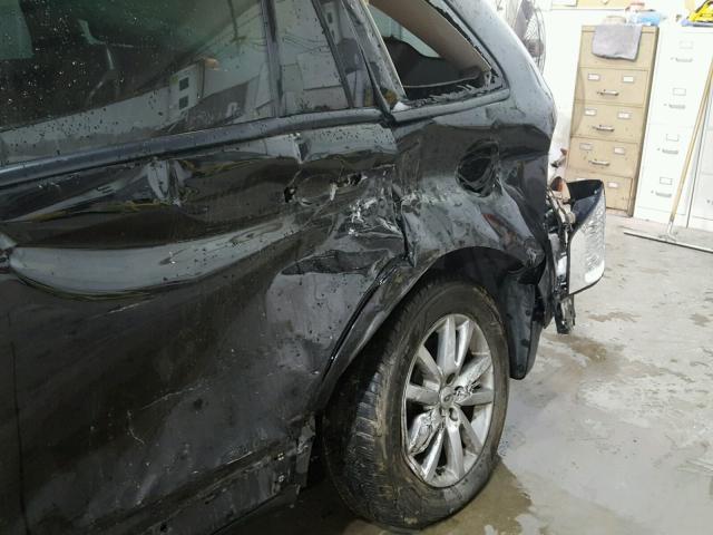 2FMDK3JC7BBB54739 - 2011 FORD EDGE SEL BLACK photo 9