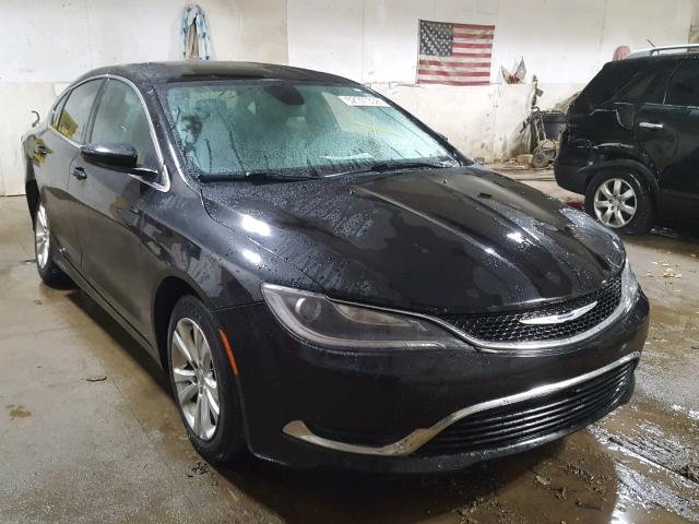 1C3CCCAB3FN659146 - 2015 CHRYSLER 200 LIMITE BLACK photo 1