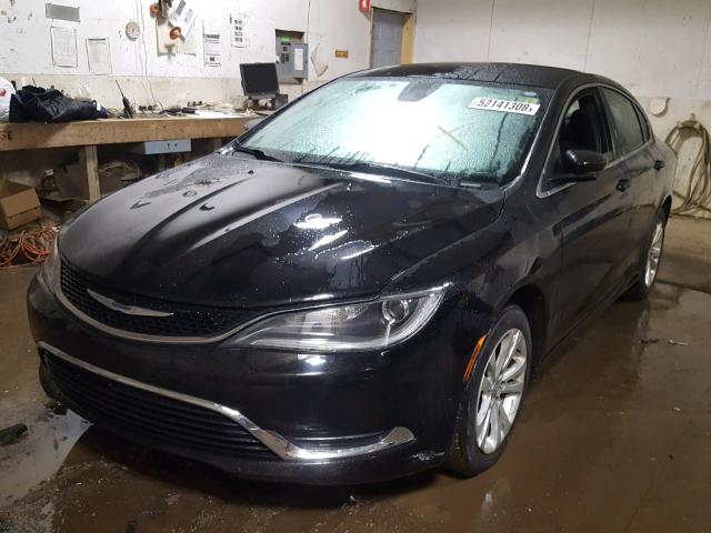 1C3CCCAB3FN659146 - 2015 CHRYSLER 200 LIMITE BLACK photo 2