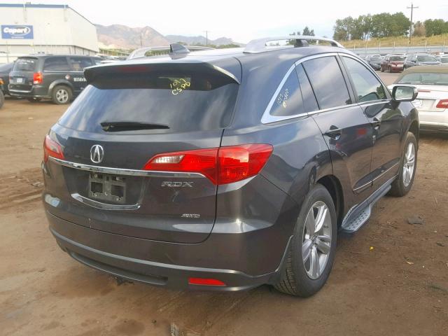 5J8TB4H58EL020230 - 2014 ACURA RDX TECHNO BLACK photo 4