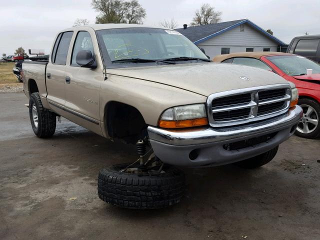 1B7HG48N72S670495 - 2002 DODGE DAKOTA QUA BROWN photo 1