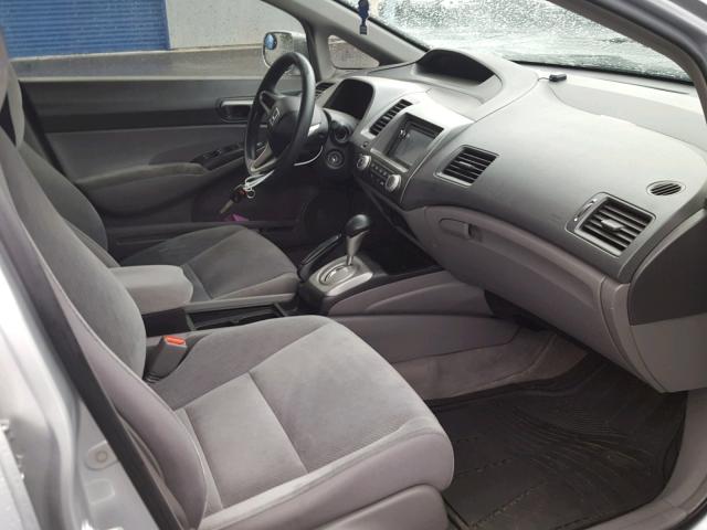 1HGFA46599L000285 - 2009 HONDA CIVIC GX SILVER photo 5