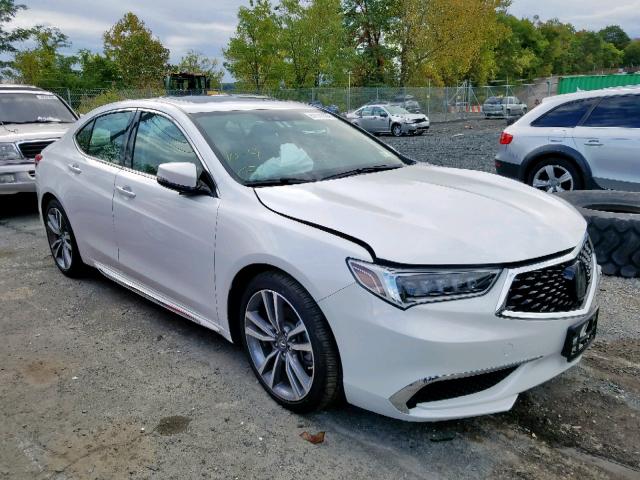 19UUB2F40KA007370 - 2019 ACURA TLX WHITE photo 1