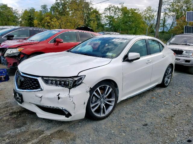 19UUB2F40KA007370 - 2019 ACURA TLX WHITE photo 2