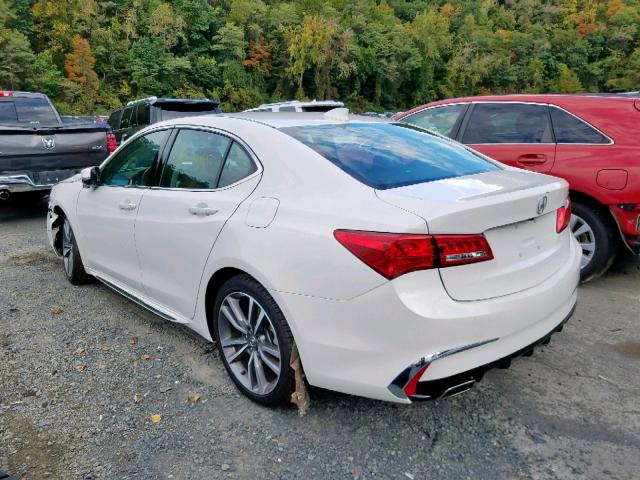 19UUB2F40KA007370 - 2019 ACURA TLX WHITE photo 3