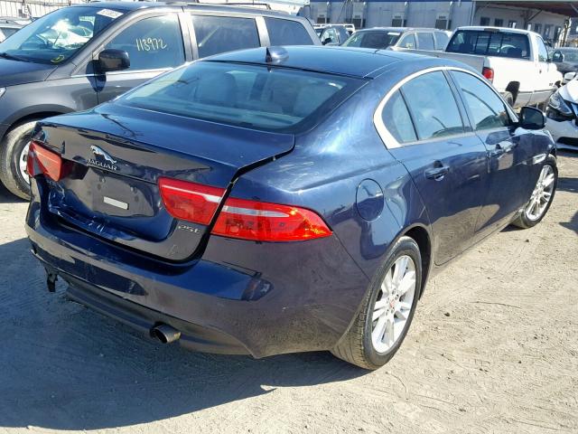 SAJAD4BG7HA956948 - 2017 JAGUAR XE PREMIUM BLUE photo 4