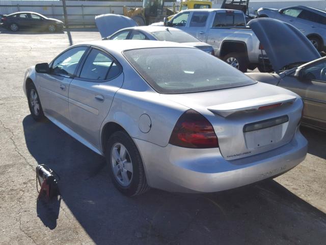 2G2WP552971125000 - 2007 PONTIAC GRAND PRIX SILVER photo 3