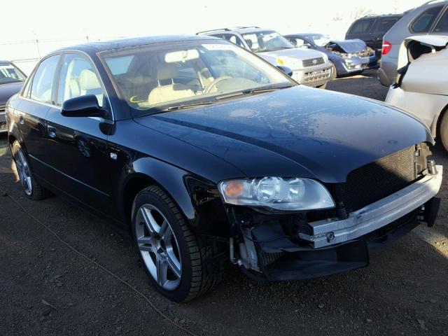 WAUDF78E17A277511 - 2007 AUDI A4 2.0T QU BLACK photo 1