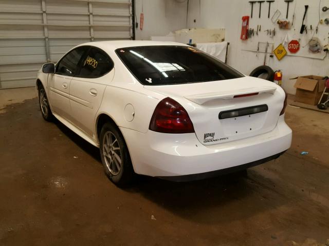 2G2WP552881108934 - 2008 PONTIAC GRAND PRIX WHITE photo 3