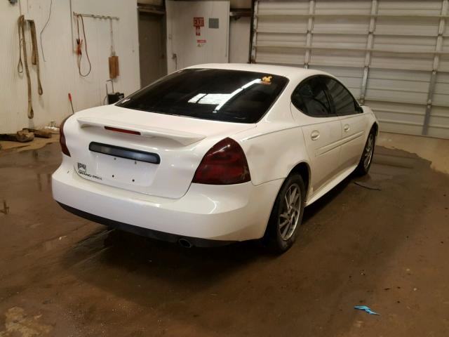 2G2WP552881108934 - 2008 PONTIAC GRAND PRIX WHITE photo 4