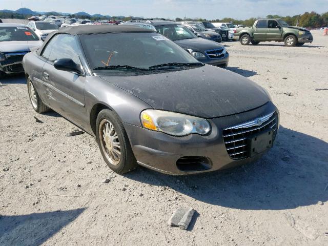 1C3EL45X04N217247 - 2004 CHRYSLER SEBRING LX BROWN photo 1