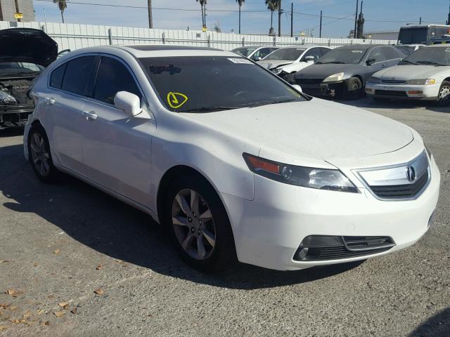 19UUA8F5XDA016157 - 2013 ACURA TL TECH WHITE photo 1