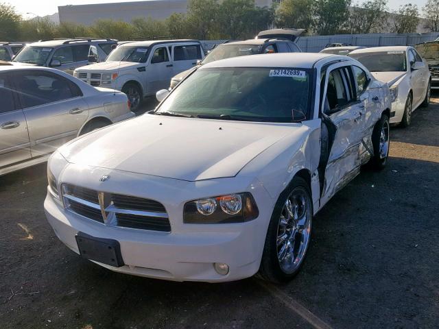 2B3CA3CV1AH307923 - 2010 DODGE CHARGER SX WHITE photo 2