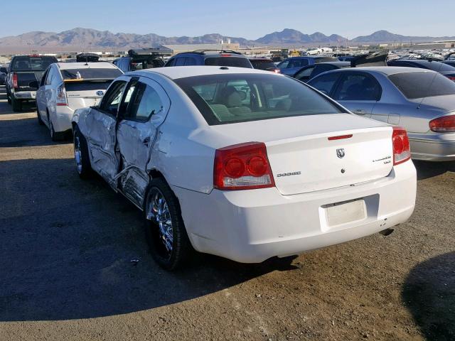 2B3CA3CV1AH307923 - 2010 DODGE CHARGER SX WHITE photo 3