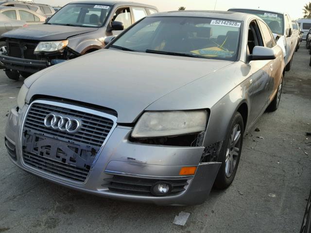 WAUAH74F36N155946 - 2006 AUDI A6 3.2 GRAY photo 2