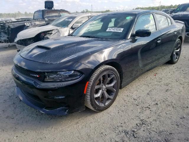 2C3CDXHGXKH583854 - 2019 DODGE CHARGER GT BLACK photo 2