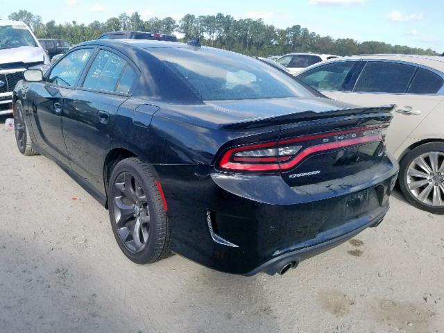 2C3CDXHGXKH583854 - 2019 DODGE CHARGER GT BLACK photo 3