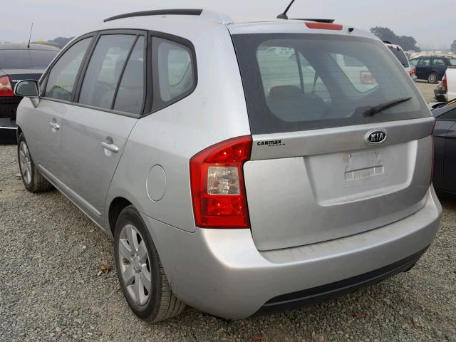 KNAFG526077084596 - 2007 KIA RONDO LX SILVER photo 3