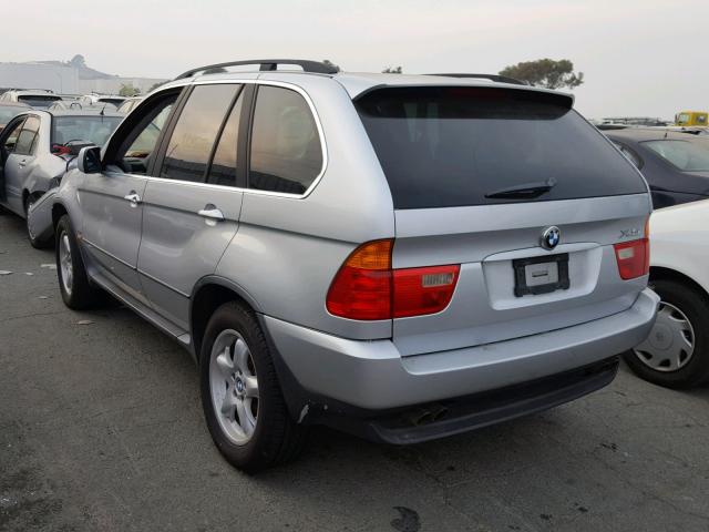 WBAFB335X1LH21343 - 2001 BMW X5 4.4I SILVER photo 3