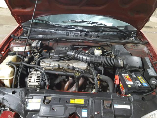 1G1JF5247Y7169704 - 2000 CHEVROLET CAVALIER L ORANGE photo 7