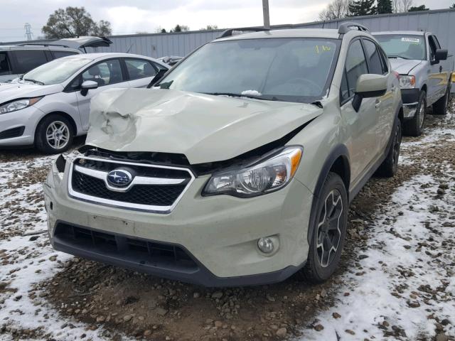 JF2GPAGC6E8269260 - 2014 SUBARU XV CROSSTR BEIGE photo 2