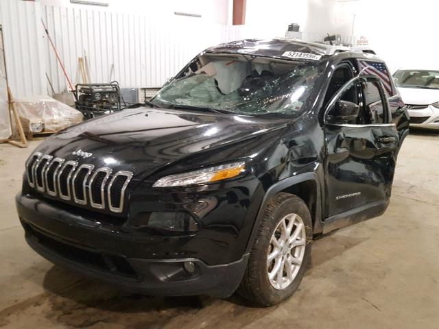 1C4PJLCB3HW660990 - 2017 JEEP CHEROKEE L BLACK photo 2