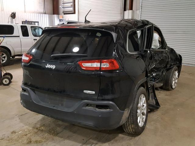 1C4PJLCB3HW660990 - 2017 JEEP CHEROKEE L BLACK photo 4