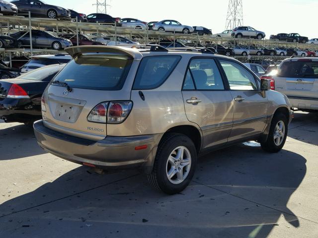 JTJHF10U230309416 - 2003 LEXUS RX 300 GOLD photo 4