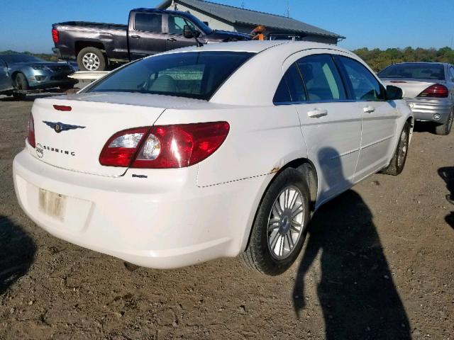 1C3LC56K27N508353 - 2007 CHRYSLER SEBRING TO WHITE photo 4