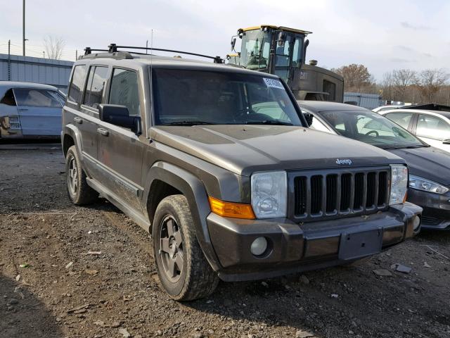 1J8HG48K86C302356 - 2006 JEEP COMMANDER GRAY photo 1