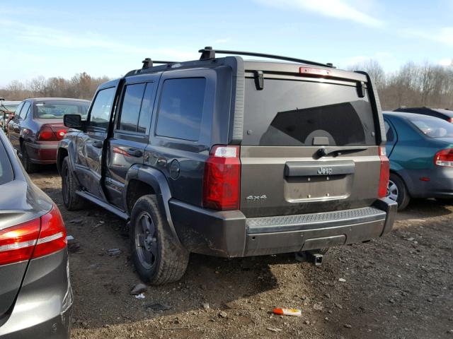 1J8HG48K86C302356 - 2006 JEEP COMMANDER GRAY photo 3