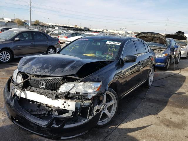 JTHCE96S370006766 - 2007 LEXUS GS 350 BLACK photo 2