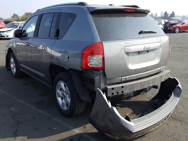 1C4NJCBA2DD229465 - 2013 JEEP COMPASS SP 灰色 照片 3