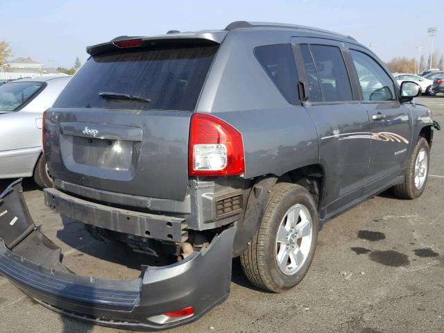 1C4NJCBA2DD229465 - 2013 JEEP COMPASS SP 灰色 照片 4