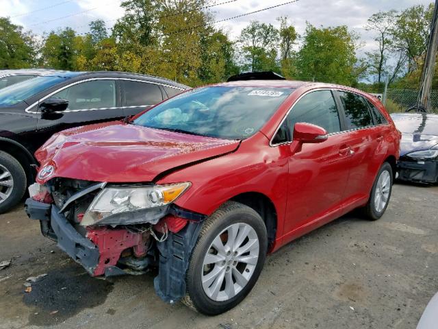 4T3ZA3BB6FU094409 - 2015 TOYOTA VENZA LE RED photo 2