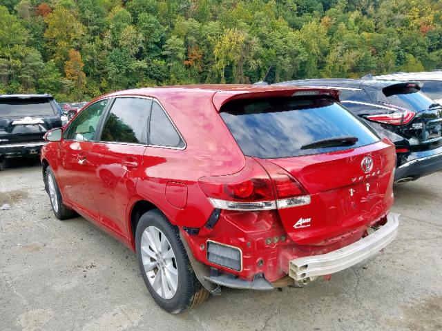 4T3ZA3BB6FU094409 - 2015 TOYOTA VENZA LE RED photo 3