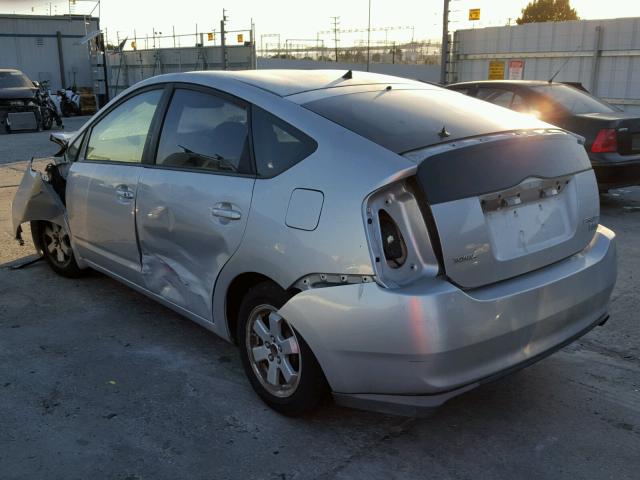 JTDKB20U367063224 - 2006 TOYOTA PRIUS SILVER photo 3