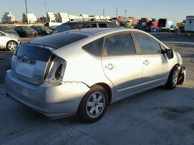 JTDKB20U367063224 - 2006 TOYOTA PRIUS SILVER photo 4