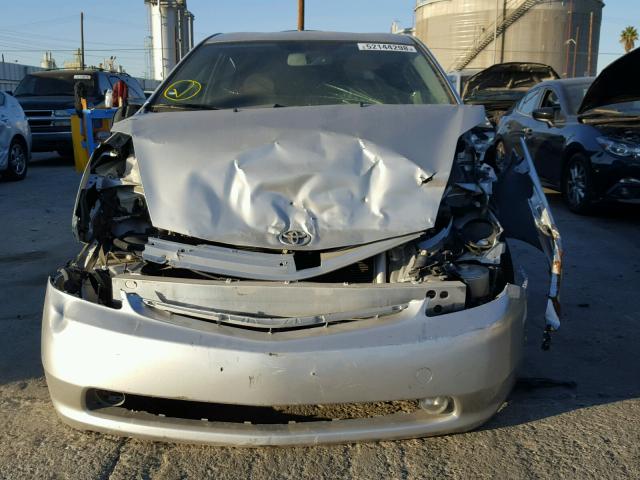 JTDKB20U367063224 - 2006 TOYOTA PRIUS SILVER photo 9