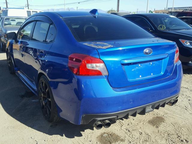 JF1VA1D66F9813697 - 2015 SUBARU WRX PREMIU BLUE photo 3