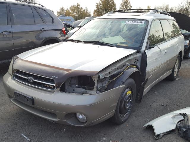 4S3BH806X27664143 - 2002 SUBARU LEGACY OUT TWO TONE photo 2