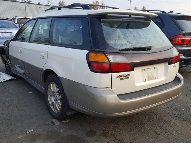 4S3BH806X27664143 - 2002 SUBARU LEGACY OUT TWO TONE photo 3