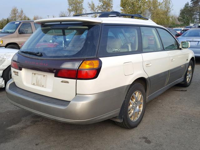 4S3BH806X27664143 - 2002 SUBARU LEGACY OUT TWO TONE photo 4