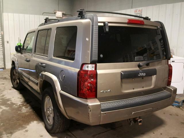 1J8HG48K46C233293 - 2006 JEEP COMMANDER Qəhvəyi foto 3