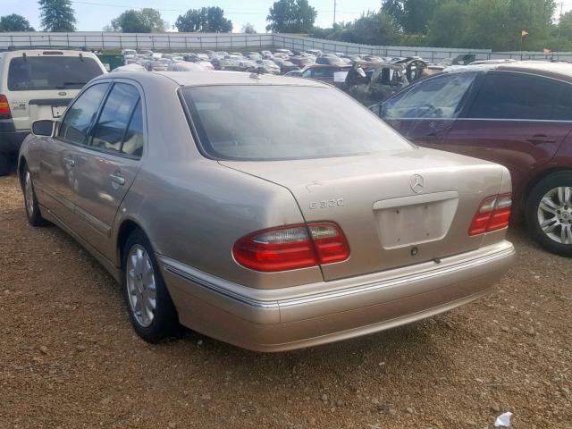 WDBJF65J61B216561 - 2001 MERCEDES-BENZ E 320 BEIGE photo 3