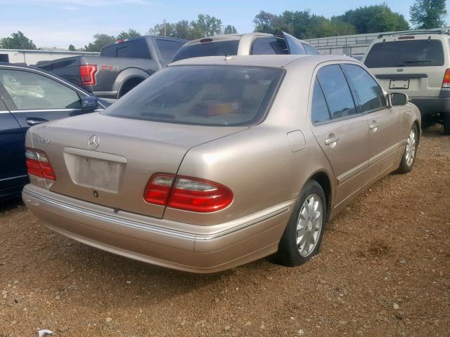 WDBJF65J61B216561 - 2001 MERCEDES-BENZ E 320 BEIGE photo 4