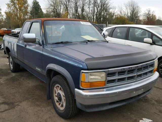 1B7FL23X9PS237574 - 1993 DODGE DAKOTA BLUE photo 1