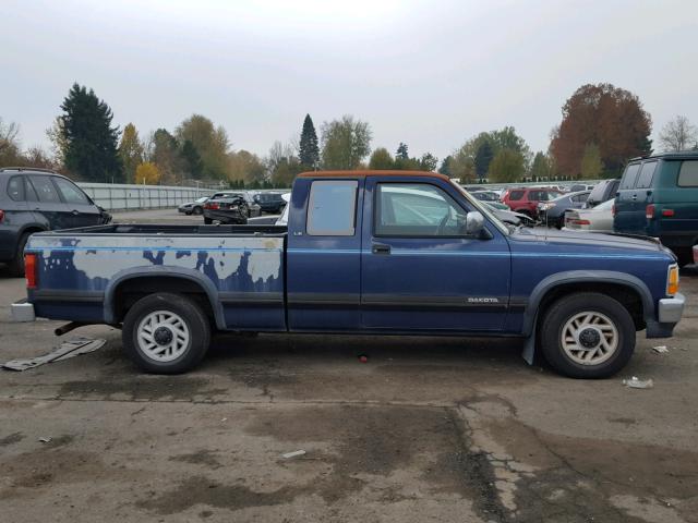 1B7FL23X9PS237574 - 1993 DODGE DAKOTA BLUE photo 9