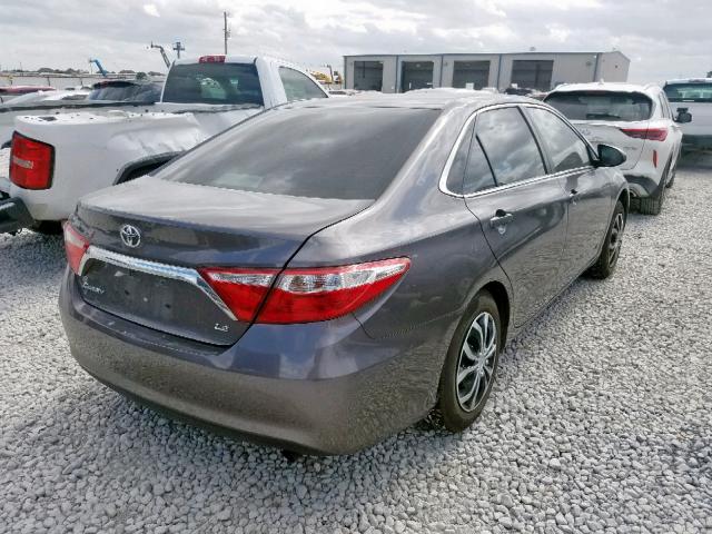 4T4BF1FK9GR545060 - 2016 TOYOTA CAMRY LE GRAY photo 4